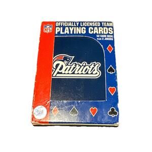 New England Patriots NFL Officially Licensed Team Playing Cards Standard Used